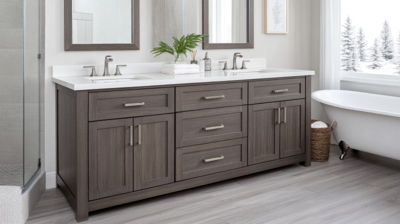 Double Vanity Area
